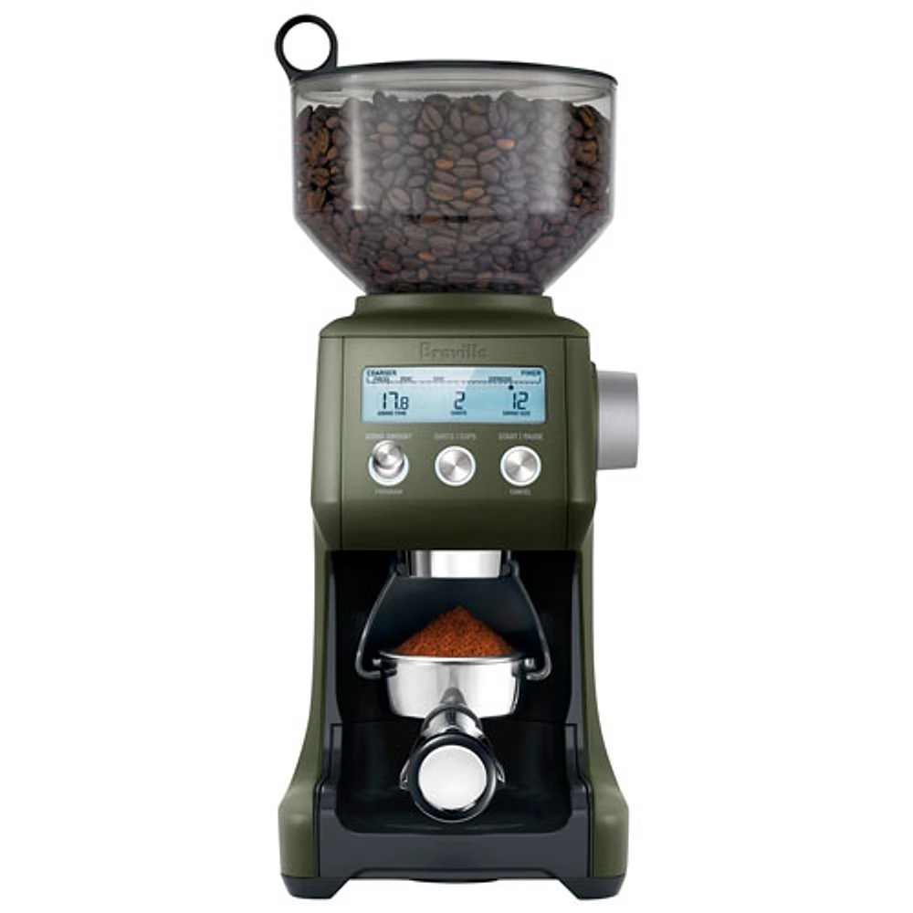 Breville Smart Grinder Pro Burr Coffee Grinder - Olive Tapenade