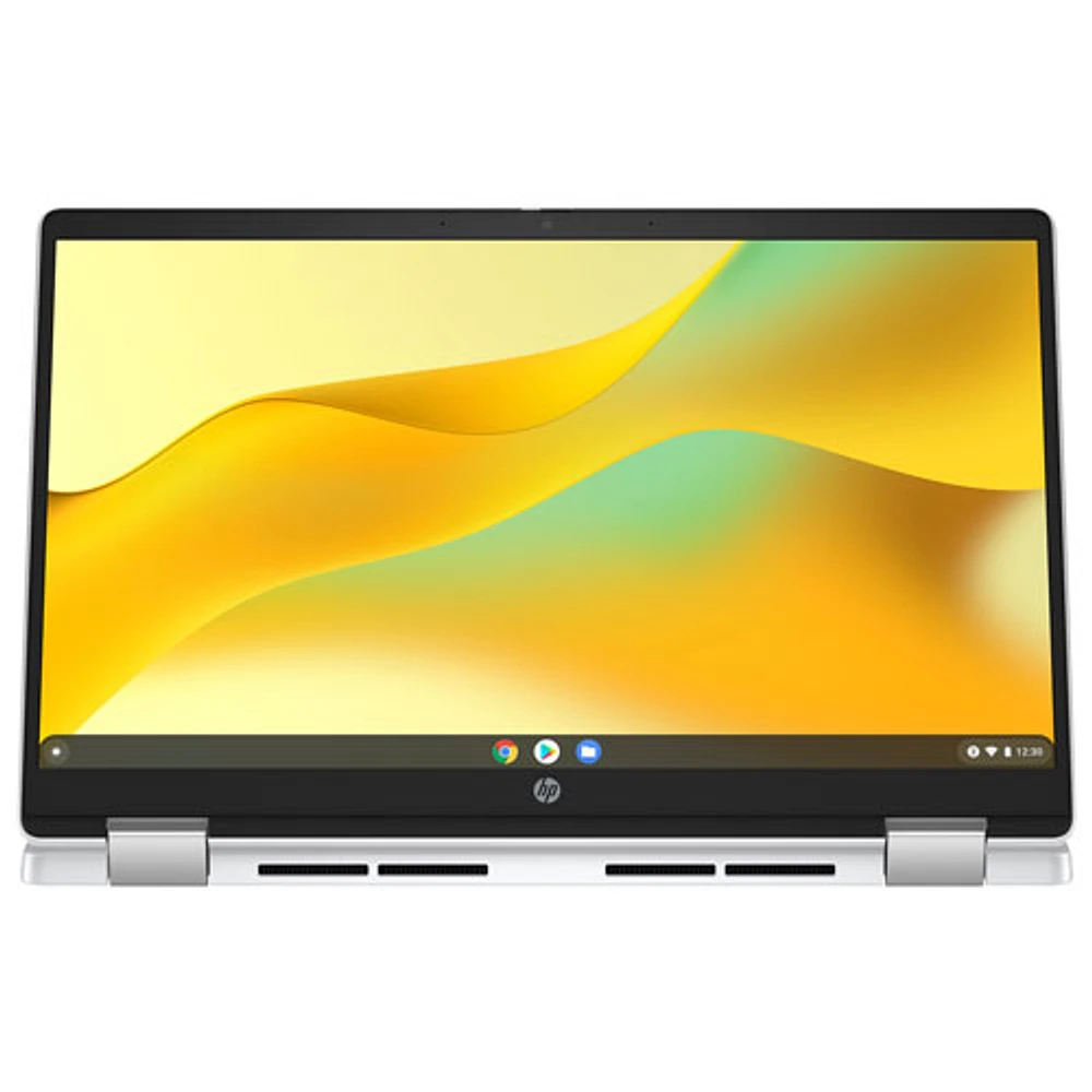 HP 14" x360 Chromebook - Glacier Silver (Intel N-series N100/128 GB/4GB RAM/ChromeOS)