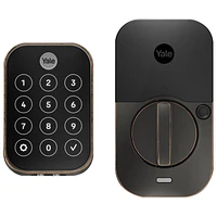 Serrure intelligente Bluetooth Assure Lock 2 Touch avec pavé biométrique de Yale - Bronze