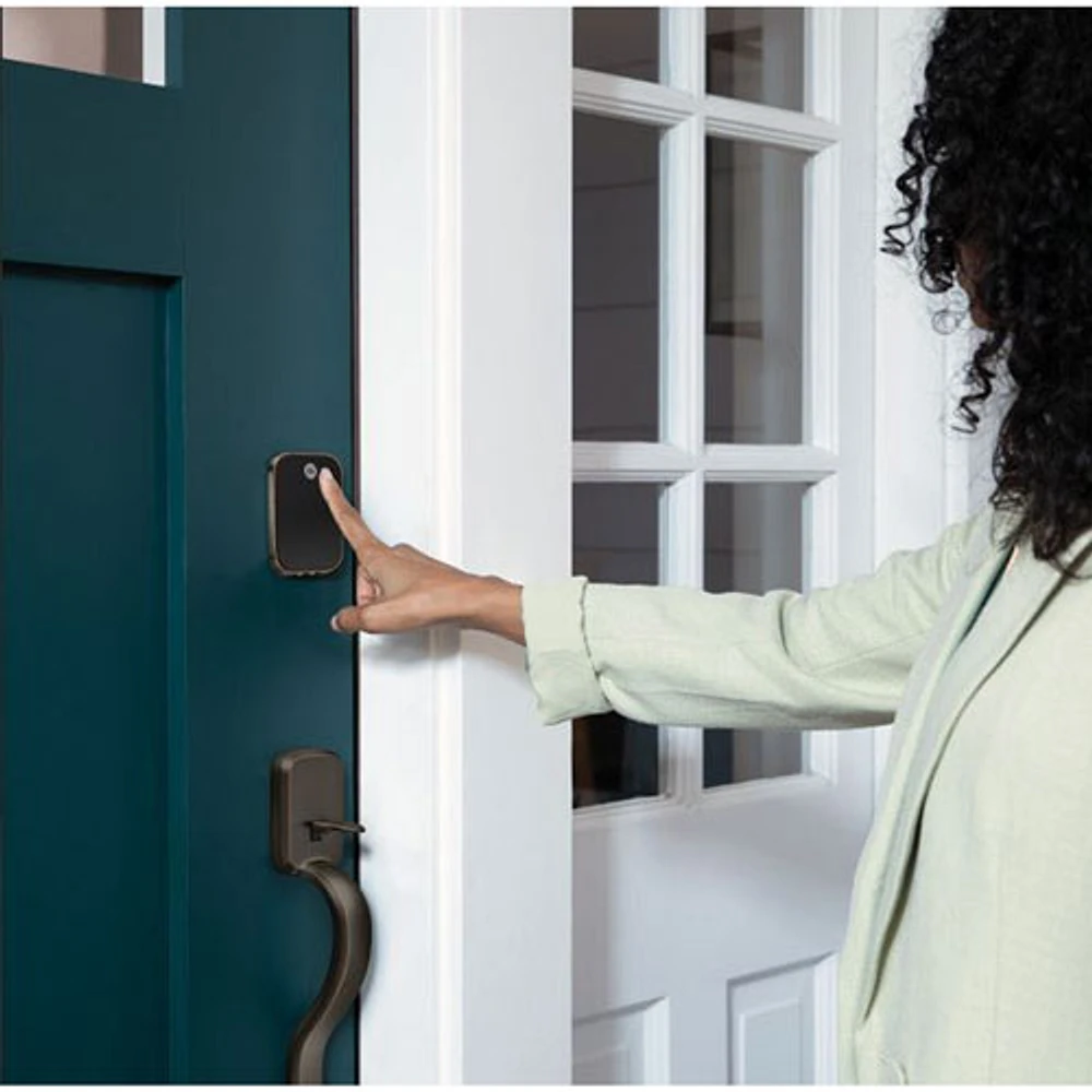 Serrure intelligente Bluetooth Assure Lock 2 Touch avec pavé biométrique de Yale - Bronze