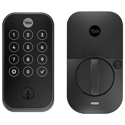 Yale Assure Lock 2 Touch Bluetooth Smart Lock with Key & Biometric Keypad - Black