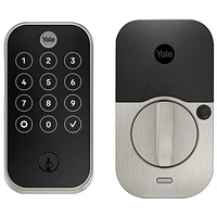 Yale Assure Lock 2 Touch Bluetooth Smart Lock with Key & Biometric Keypad - Nickel