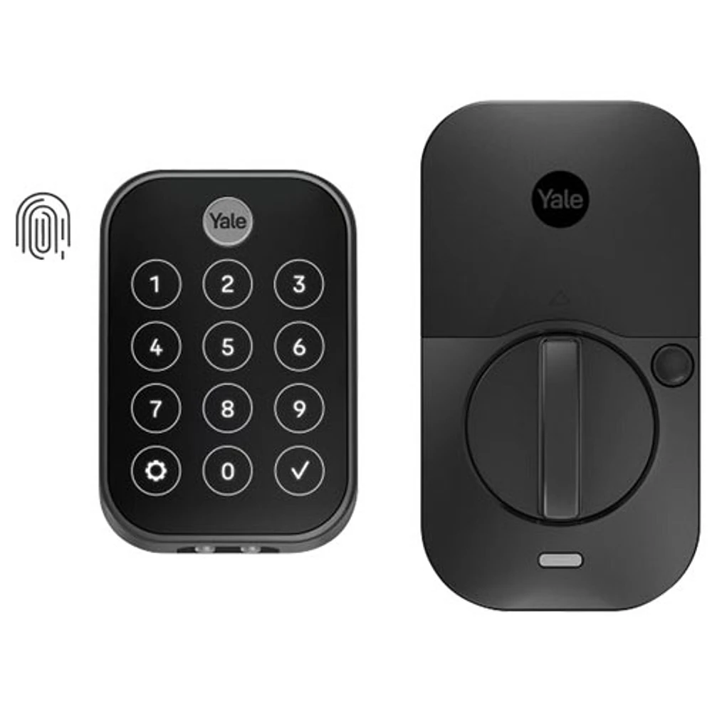 Yale Assure Lock 2 Touch Bluetooth Smart Lock with Biometric Keypad - Black