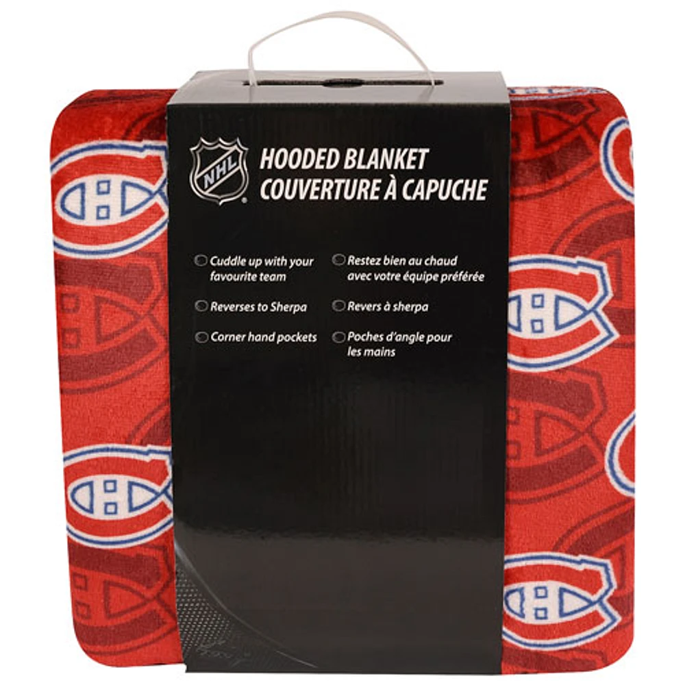 NHL Hooded Throw Blanket - 50" x 70" - Montreal Canadiens