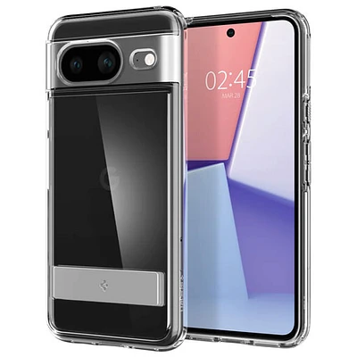 Spigen Slim Armor Essential S Fitted Hard Shell Case for Pixel 8 - Crystal Clear
