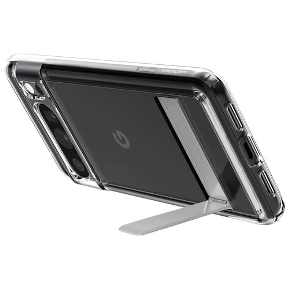 Étui rigide ajusté Slim Armor Essential S de Spigen pour Pixel 8 Pro - Transparent