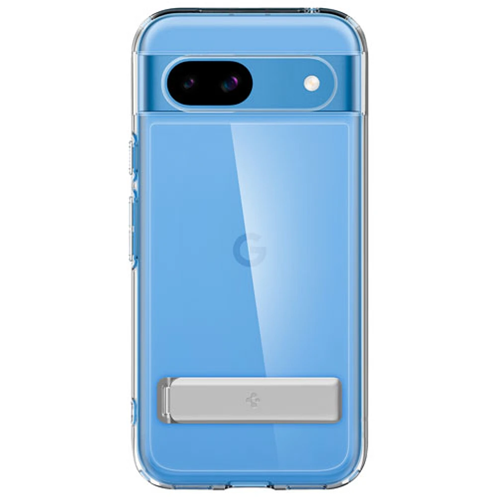 Spigen Slim Armor Essential S Fitted Hard Shell Case for Pixel 8a - Crystal Clear