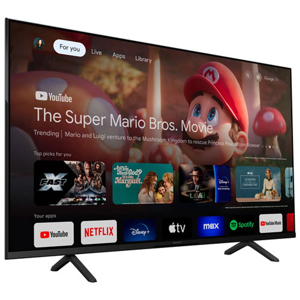 Téléviseur intelligent Google HDR DEL UHD 4K de 50 po Bravia 3 de Sony (K50S30B) - 2024