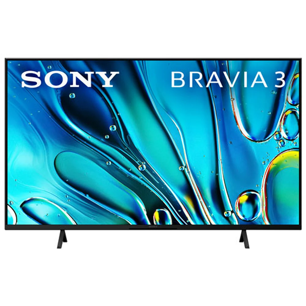 Sony Bravia 3 43" 4K UHD HDR LED Smart Google TV (K43S30B) - 2024