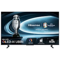 Hisense 55" 4K UHD HDR Mini LED Pro QLED Smart Google TV (55U88N) - 2024