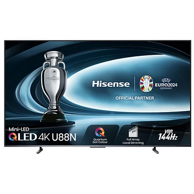 Hisense 100" 4K UHD HDR Mini LED Pro QLED Smart Google TV (100U88N) - 2024