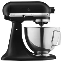 Batteur sur socle à tête inclinable de luxe de KitchenAid - 4,5 pte - 300 W - Noir mat - Exclusivité de Best Buy