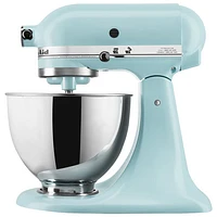 Batteur sur socle à tête inclinable de luxe de KitchenAid - 4,5 pte - 300 W - Bleu eau minérale - Exclusivité de Best Buy