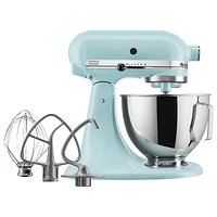 Batteur sur socle à tête inclinable de luxe de KitchenAid - 4,5 pte - 300 W - Bleu eau minérale - Exclusivité de Best Buy