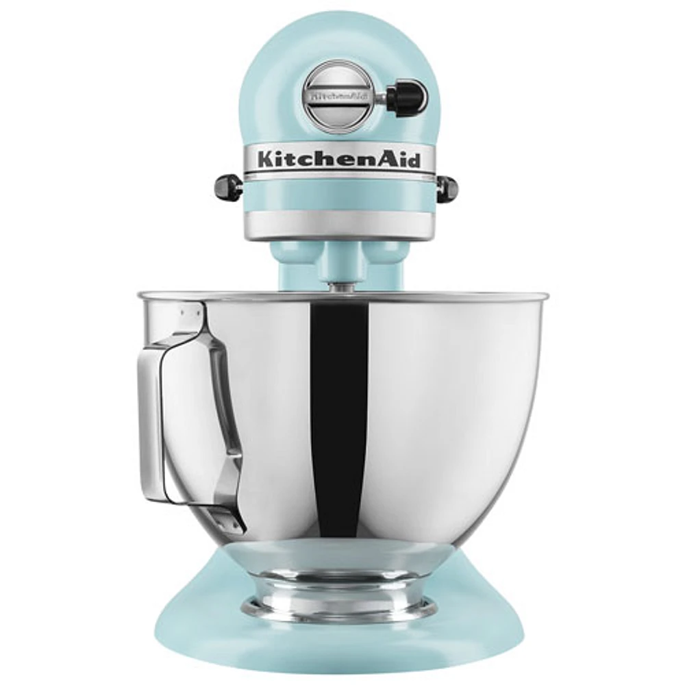 Batteur sur socle à tête inclinable de luxe de KitchenAid - 4,5 pte - 300 W - Bleu eau minérale - Exclusivité de Best Buy