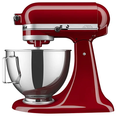 Batteur sur socle à tête inclinable de luxe de KitchenAid - 4,5 pte - 300 W - Rouge empire - Exclusivité de Best Buy