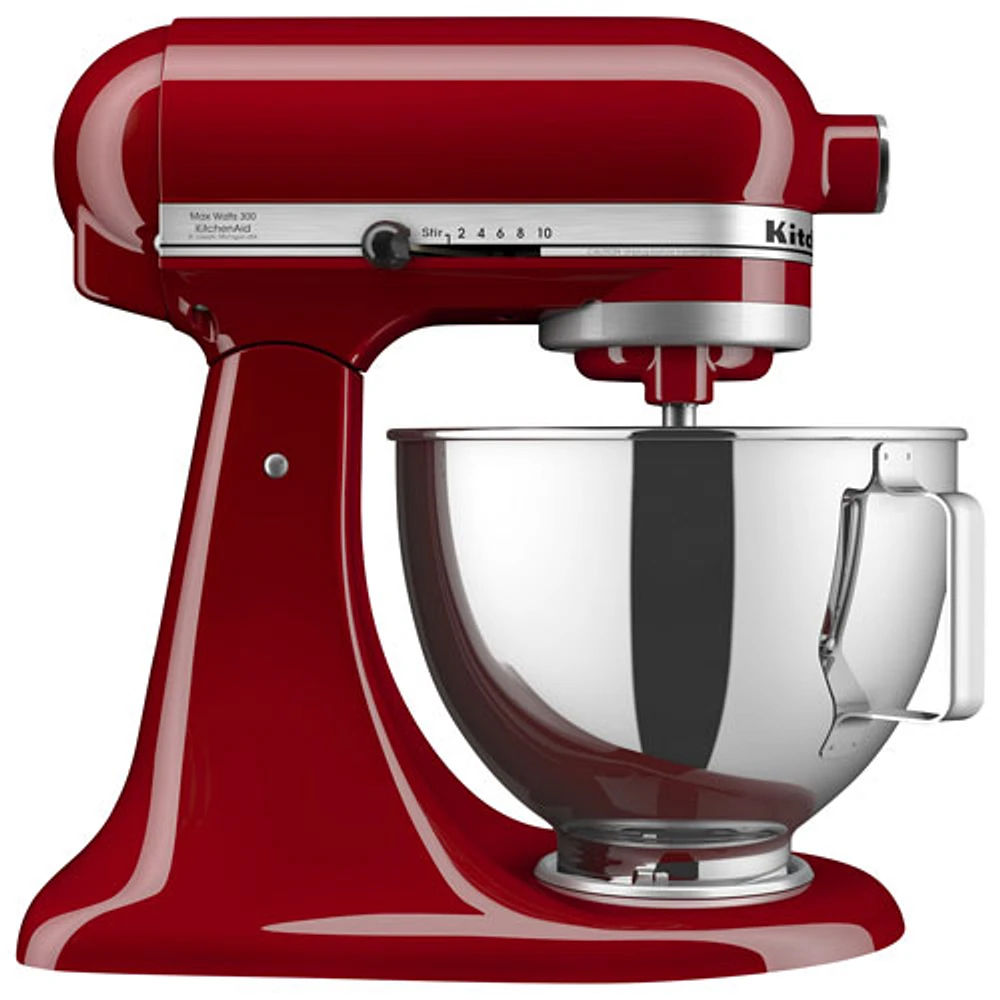 Batteur sur socle à tête inclinable de luxe de KitchenAid - 4,5 pte - 300 W - Rouge empire - Exclusivité de Best Buy