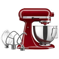 Batteur sur socle à tête inclinable de luxe de KitchenAid - 4,5 pte - 300 W - Rouge empire - Exclusivité de Best Buy