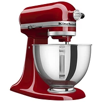 Batteur sur socle à tête inclinable de luxe de KitchenAid - 4,5 pte - 300 W - Rouge empire - Exclusivité de Best Buy