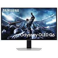 Moniteur DEL FreeSync DELO QHD 360 Hz GTG 0,03 ms 27 po Odyssey de Samsung (LS27DG602SNXZA) - Argenté