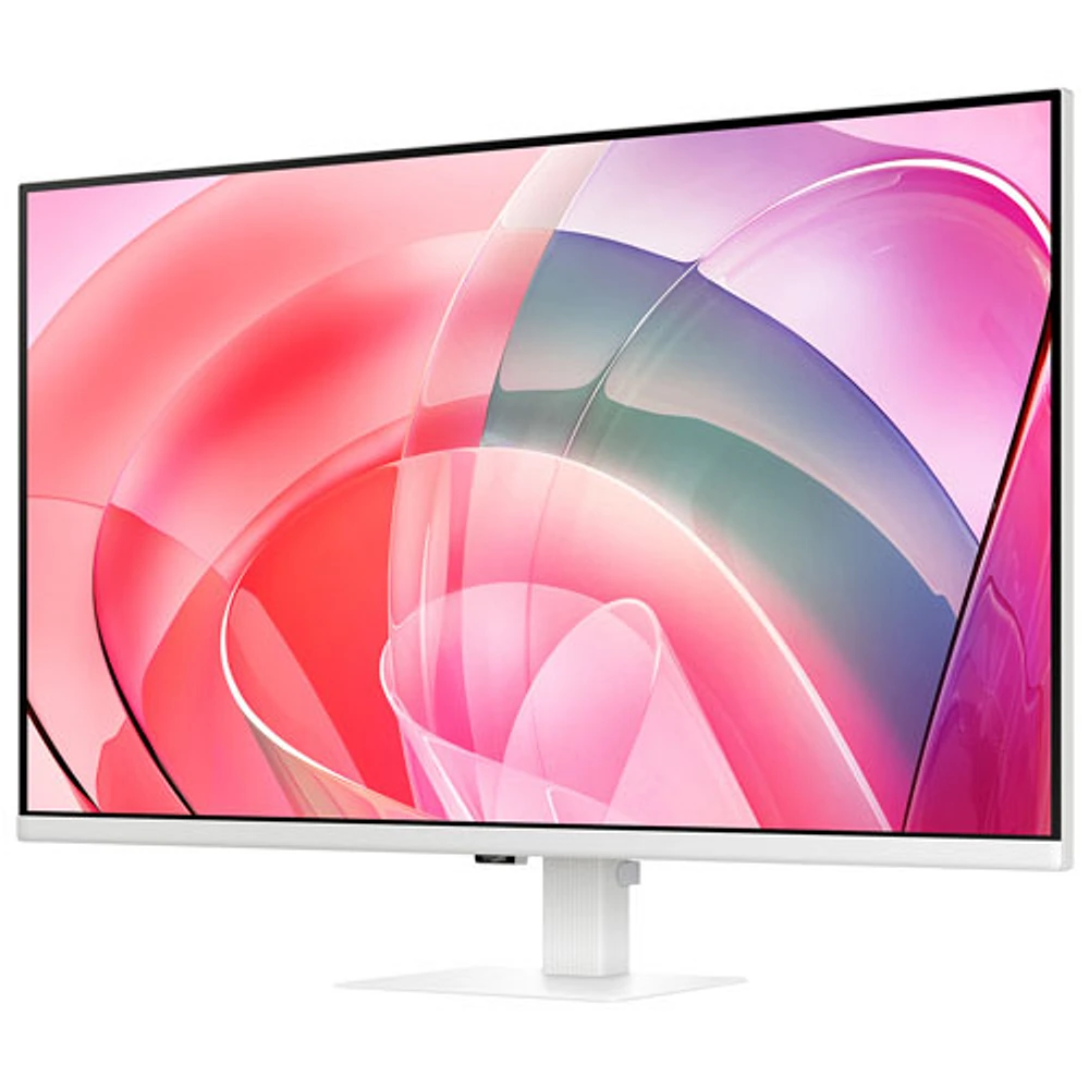 Moniteur ACL VA Ultra HD 4K 60 Hz de 32 po de Samsung avec temps de réponse de 5 ms gris à gris (LS32D701EANXZA) - Blanc chaud - Partenaire de détail exclusif