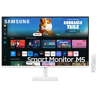 Moniteur de jeu ACL AV HD intégrale GTG 4 ms 60 Hz de 27 po de Samsung (LS27DM501ENXZA) - Blanc