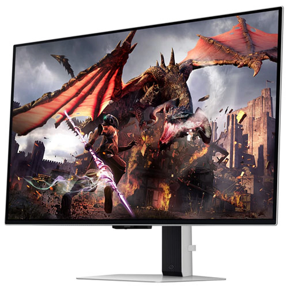 Samsung 32" 4K Ultra HD 240Hz 0.03ms GTG OLED FreeSync/G-Sync Monitor (LS32DG802SNXZA) - White