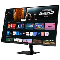 Moniteur intelligent USB-C ACL VA Ultra HD 4K 60 Hz de 43 po de Samsung avec temps de réponse de 4 ms gris à gris (LS43DM702UNXGO) - Noir