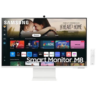 Samsung 32" 4K Ultra HD 60Hz 4ms GTG VA LCD Monitor (LS32DM801UNXZA) - Warm White