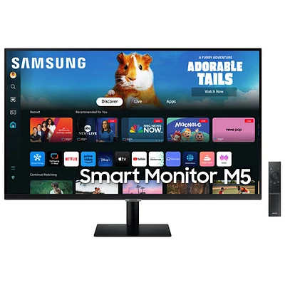 Moniteur de jeu ACL AV HD intégrale 60 Hz GTG 4 ms de 27 po de Samsung (LS27DM500ENXGO) - Noir