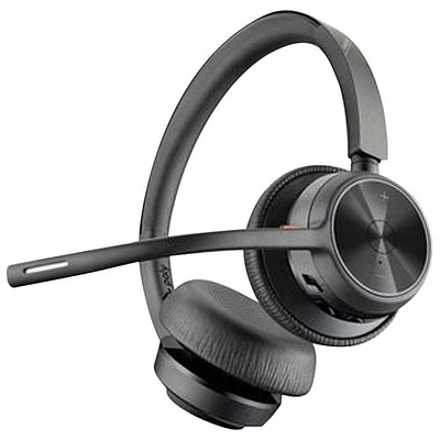 Casque d'écoute 100 % sans fil à suppression du bruit Poly Voyager 4320 de HP - Noir