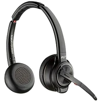 HP Poly Savi 8220 On-Ear Noise Cancelling Bluetooth Headset - Black