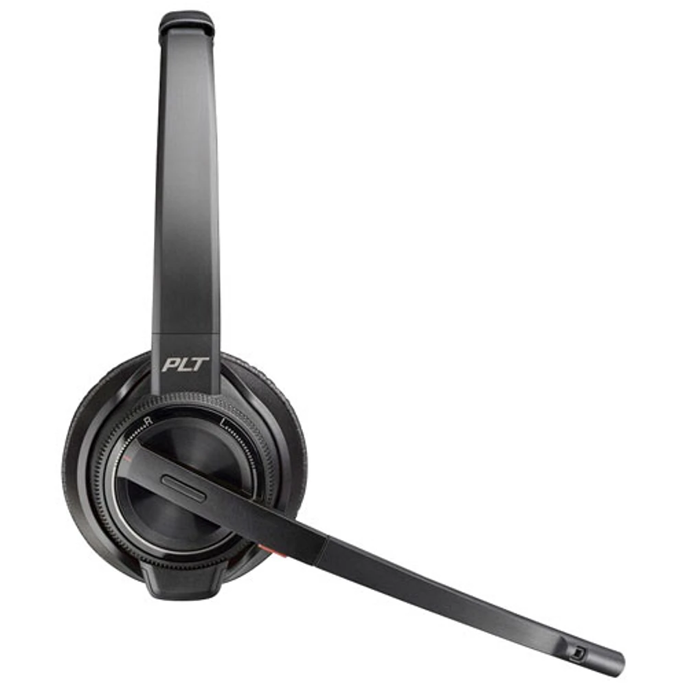 HP Poly Savi 8220 On-Ear Noise Cancelling Bluetooth Headset - Black