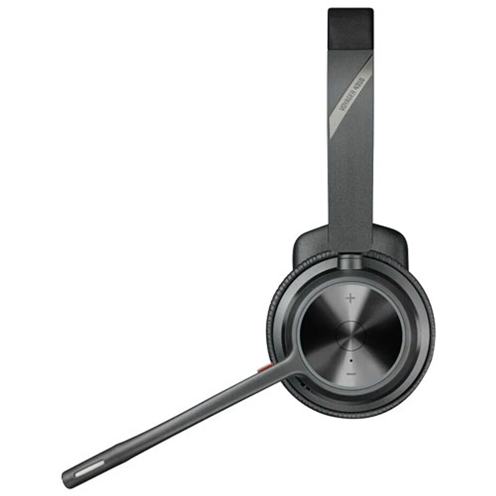 Casque d'écoute Bluetooth à suppression du bruit Poly Voyager 4310 de HP - Noir