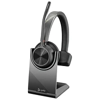 Casque d'écoute Bluetooth à suppression du bruit Poly Voyager 4310 de HP - Noir