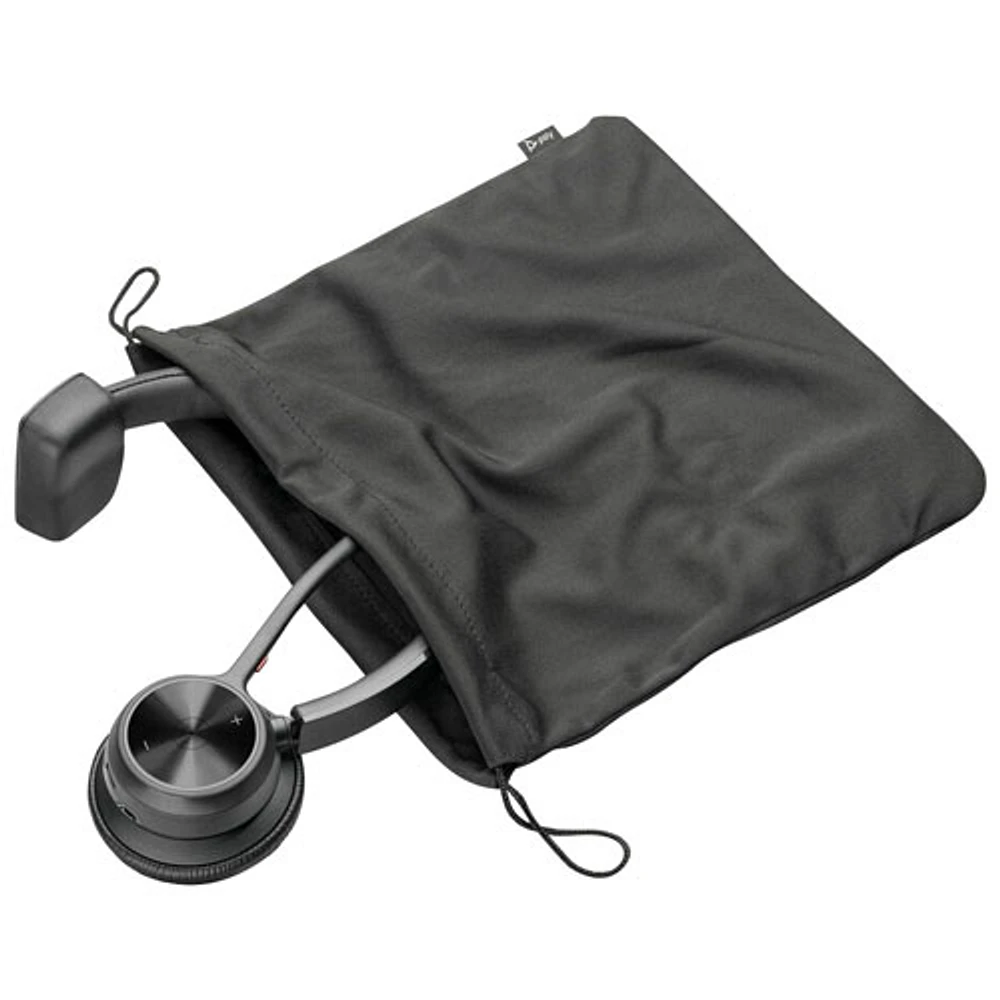 Casque d'écoute Bluetooth à suppression du bruit Poly Voyager 4310 de HP - Noir