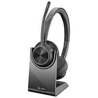 HP Poly Voyager 4320 On-Ear Noise Cancelling Bluetooth Headset - Black