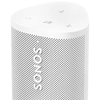 Haut-parleur intelligent portatif étanche et résistant à la poussière Roam 2 de Sonos - Blanc