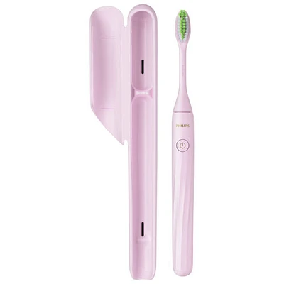 Brosse à dents à pile Philips One de Sonicare (HY1100/06) - Rose Manhattan