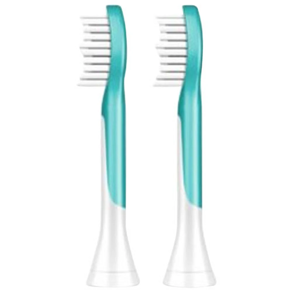 Philips Sonicare for Kids Replacement Toothbrush Heads - 2 Pack - White