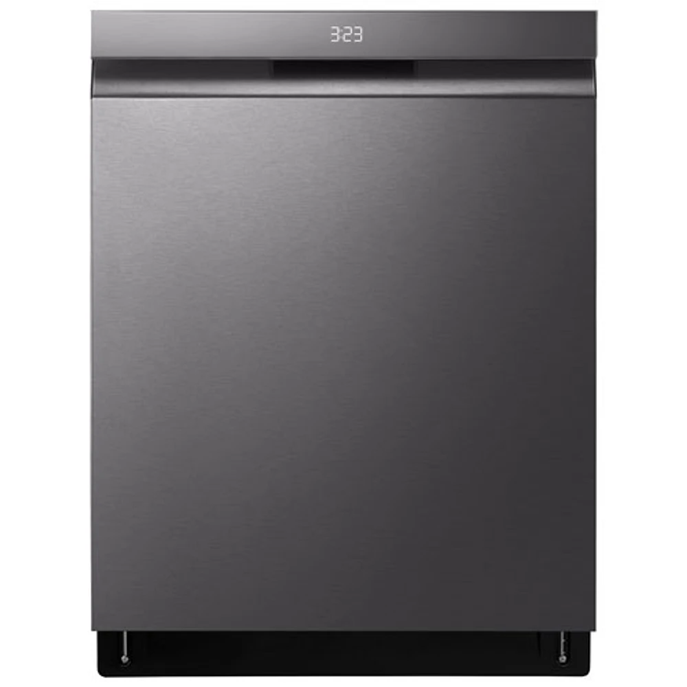 Lave-vaisselle encastrable 24 po 46 dB avec troisième panier de LG (LDPH5554D) - Inox noir