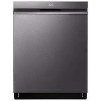 Lave-vaisselle encastrable 24 po 46 dB avec troisième panier de LG (LDPH5554D) - Inox noir