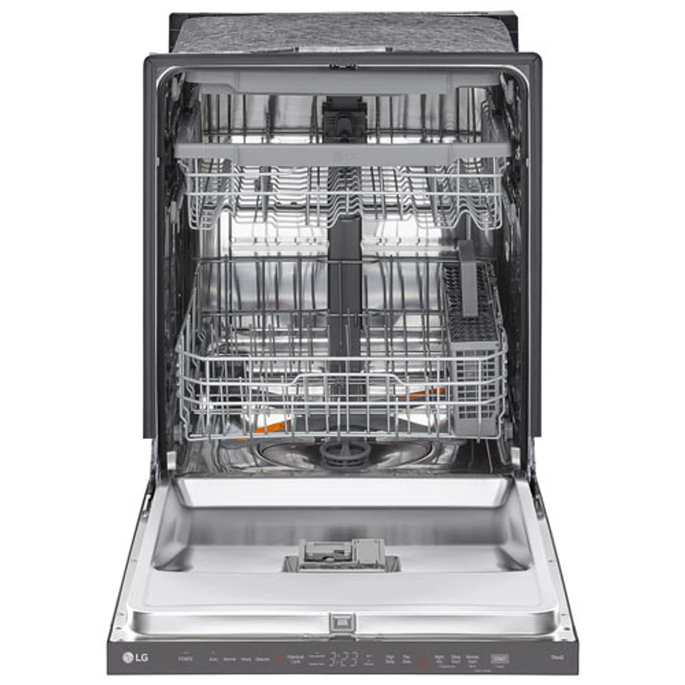 LG 24" 46dB Built-In Dishwasher with Third Rack (LDPH5554D) - Black Stainless Steel