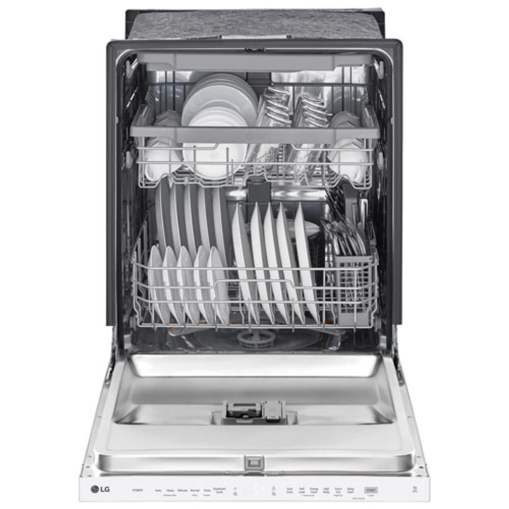 LG 24" 48dB Built-In Dishwasher with Third Rack (LDPN4542W) - White