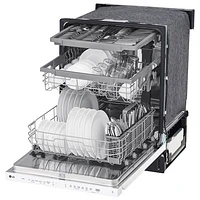 LG 24" 48dB Built-In Dishwasher with Third Rack (LDPN4542W) - White