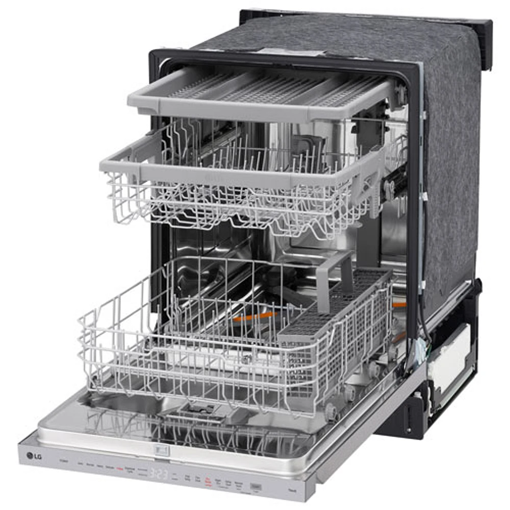 LG 24" 46dB Built-In Dishwasher with Third Rack (LDPH5554S) - Stainless Steel