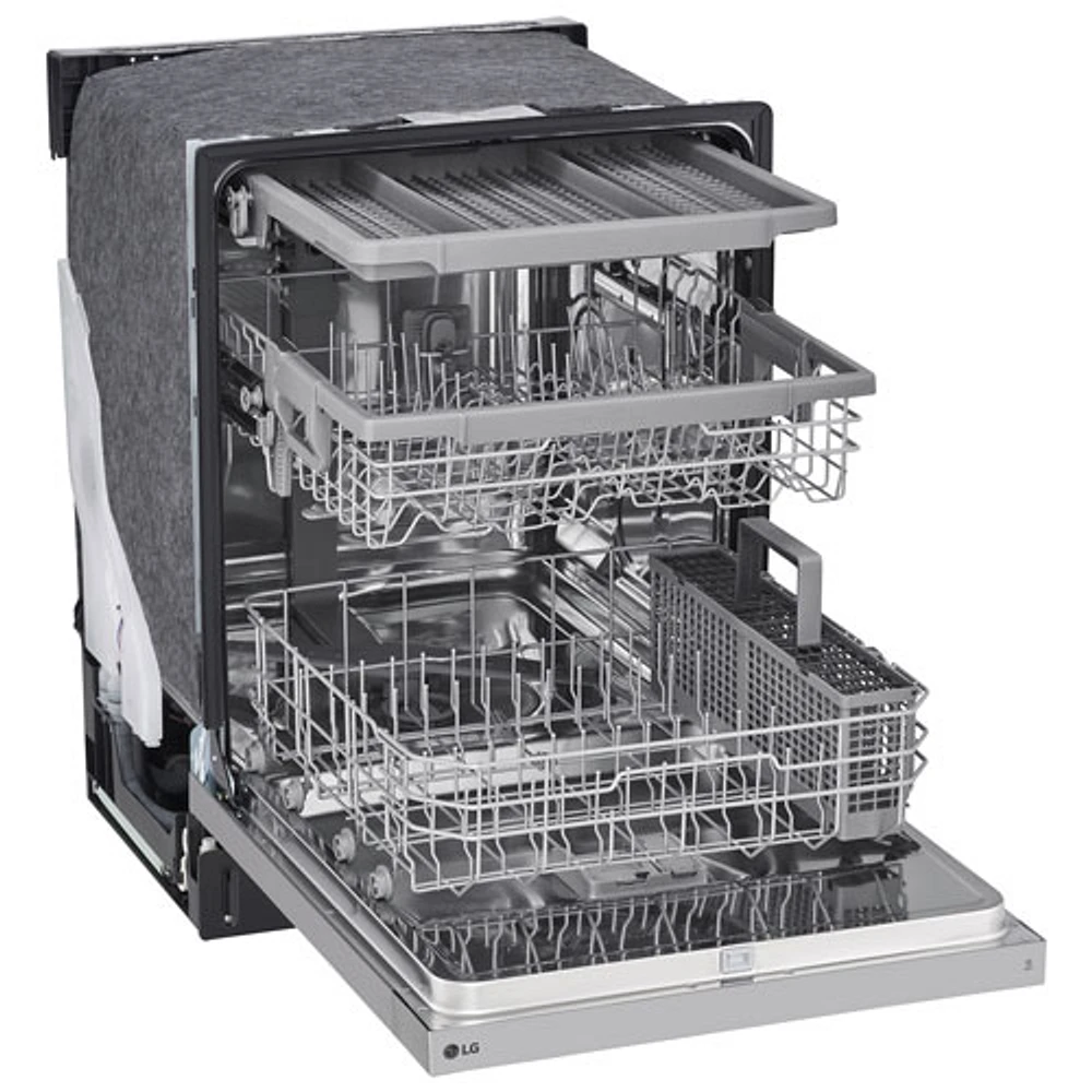 LG 24" 50dB Built-In Dishwasher with Third Rack (LDFC3532S) - Stainless Steel