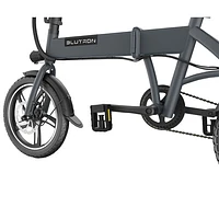 Blutron EB380F 350W Foldable Electric Bike (Up to 40km Battery Range / 32km/h Top Speed) - Grey - Exclusive Retail Partner