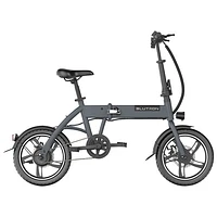 Blutron EB380F 350W Foldable Electric Bike (Up to 35km Battery Range / 28km/h Top Speed) - Grey - Exclusive Retail Partner