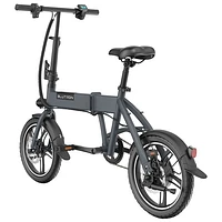 Blutron EB380F 350W Foldable Electric Bike (Up to 35km Battery Range / 28km/h Top Speed) - Grey - Exclusive Retail Partner